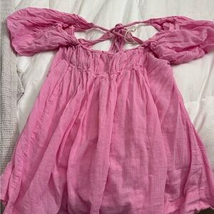 Free People Pink Mini Dress